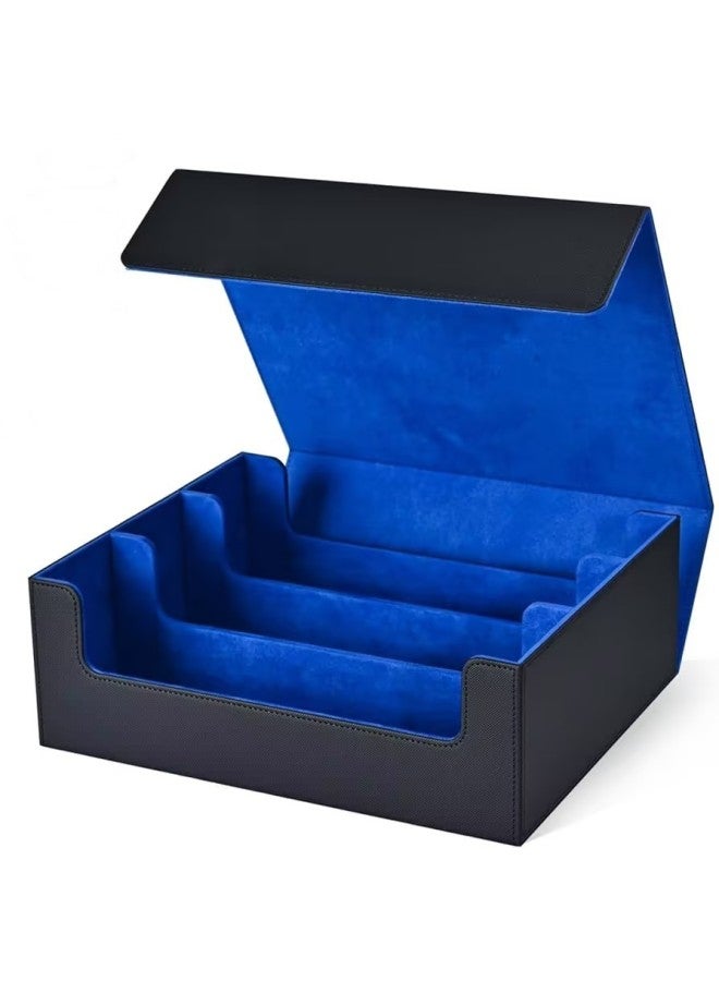 Large-capacity 3-row Card Box Star Card Three Kingdoms Killing Wizhi Card Yu-gi-oh Pokémon PTCG Card Box Storage Box